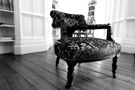 Old chair at Wray Castle