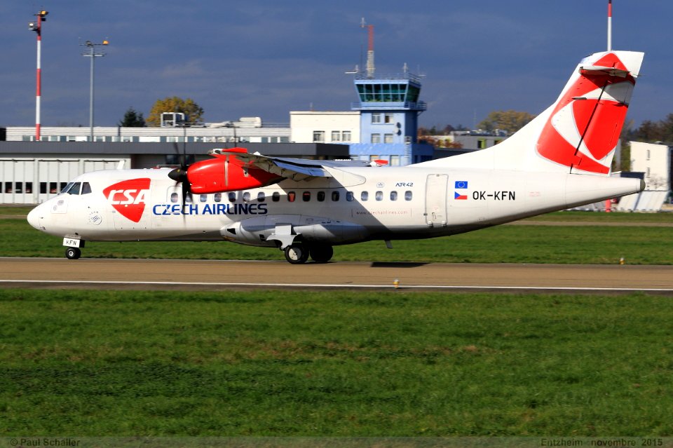 ATR42 512 CSA OK-KFN 637 Entzheim novembre 2015