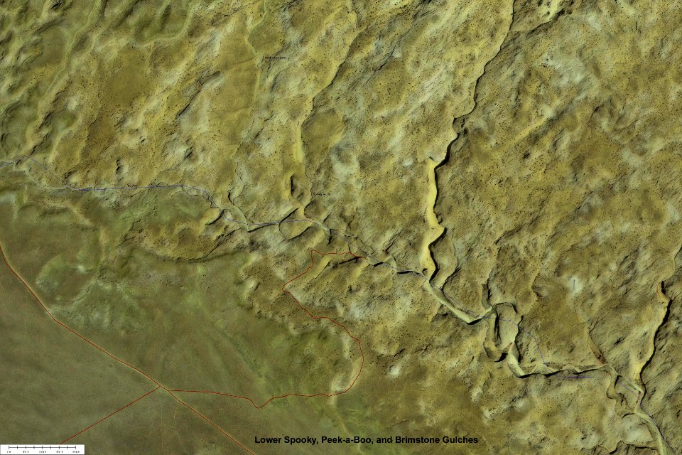Lower CoyoteGulch Spooky-Peekaboo-Brimstone aeriallandsat
