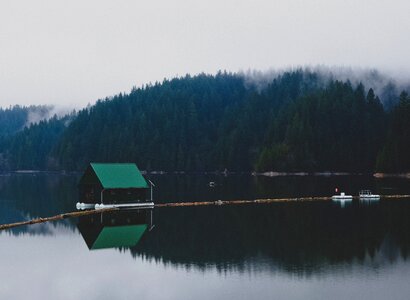 Dock house water