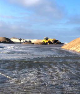 Dune breach at north end of Rodanthe - April 2020 photo