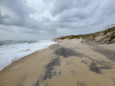 Hurricane Teddy - Hatteras Island, 0.30 South from R38 09-19-2020