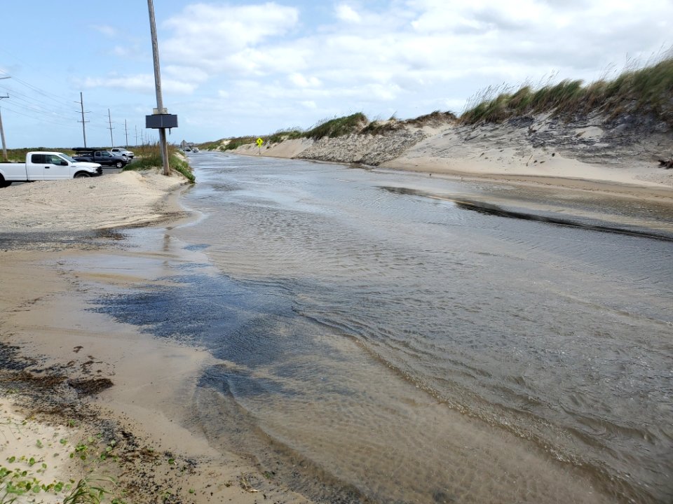Hurricane Teddy - Standing water near Sandy Bay Sound Access (a) 09-21-2020