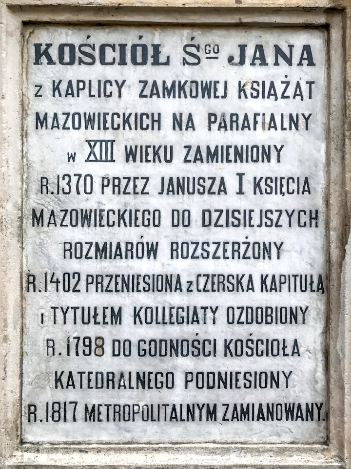 Polish Sign Kosciol sgo Jana