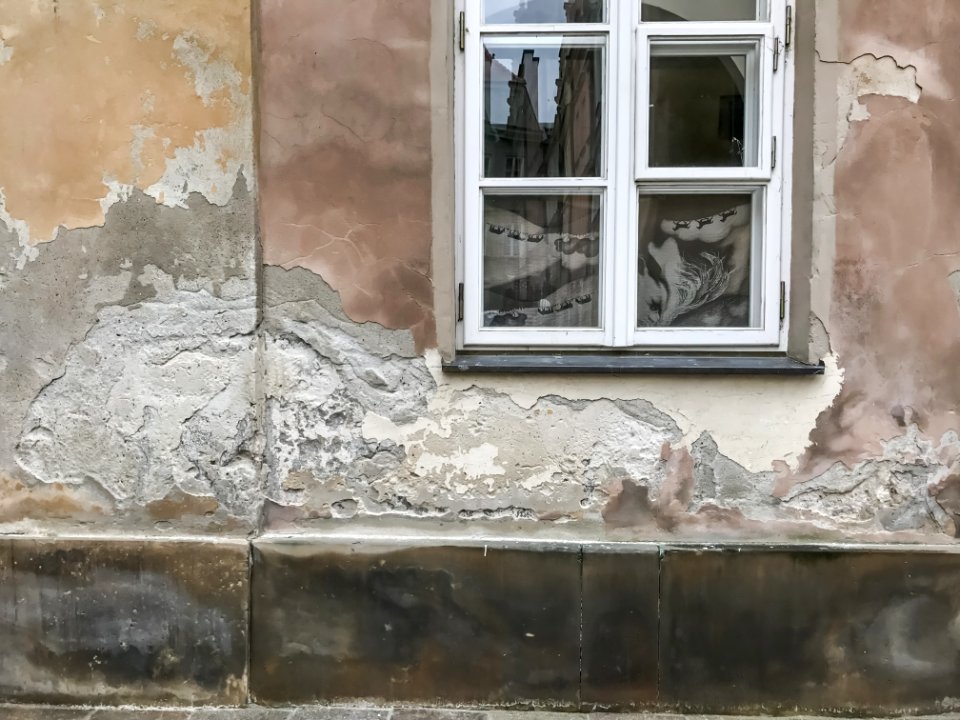 Old plastered wall