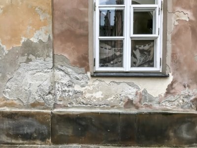 Old plastered wall