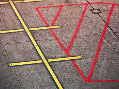 Airport air traffic runway