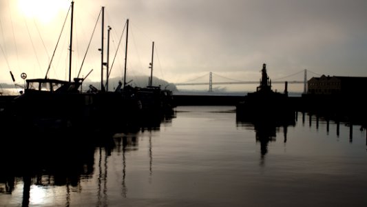 Lever de soleil sur Pier 39 photo