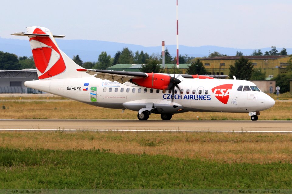 ATR42 512 CSA OK-KFO 633 Entzheim aout 2015