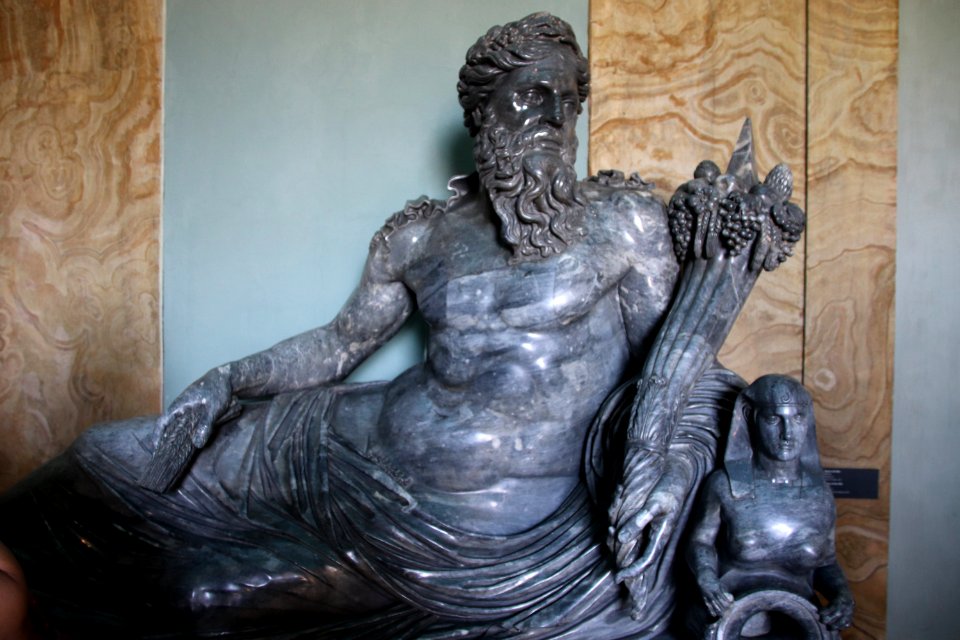 Black Marble Personification of the Nile River, Rome, 1st-2nd C. AD