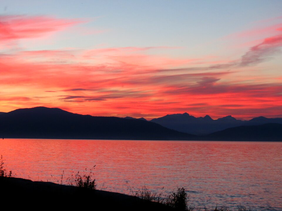 Sunset vancouver beach