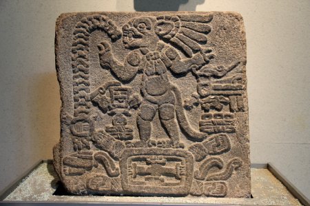 Zapotec Carved Stone Relief photo