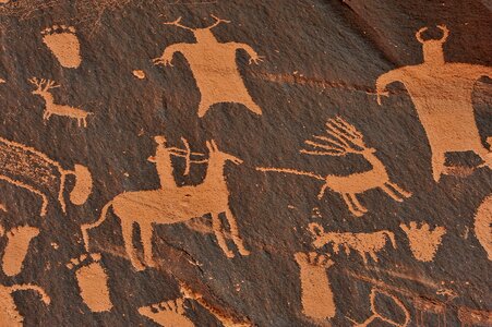 Navajo ochre colours national park photo