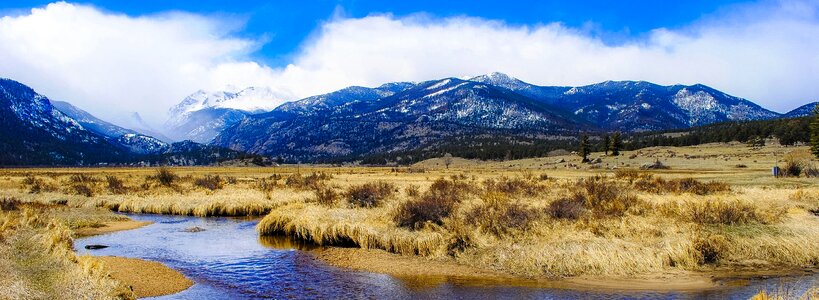 Scenery mountain landscape photo