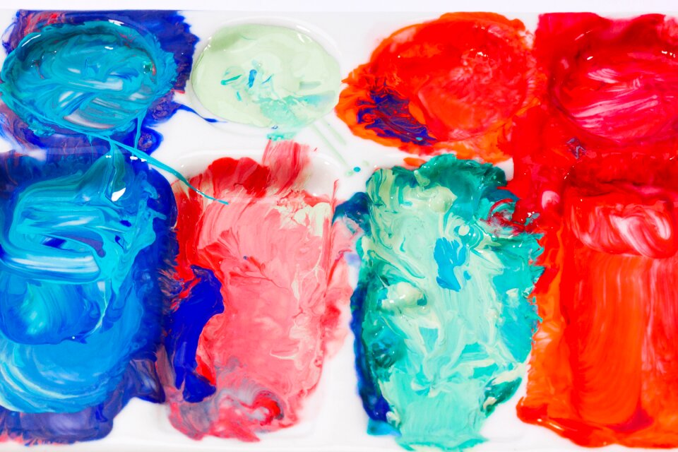 Artists colorful wells