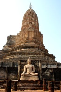 Wat Phra Si Ratana Mahathat, Buddha Statue, Si Satchanalai Historical Park photo