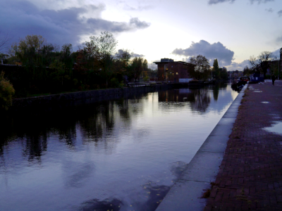 Free photo of Amsterdam: picture of a view along Artis Zoo and the canal Entrepotdok, The Netherlands