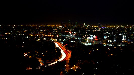 Vue sur Los Angeles depuis Mulholland Drive