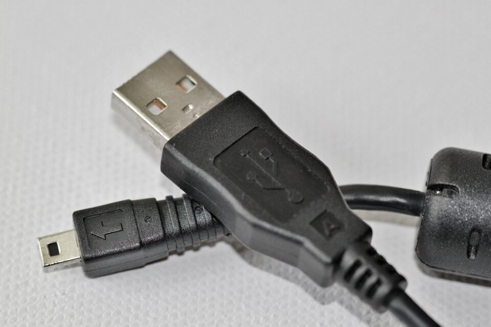 Connection data cable usb plug