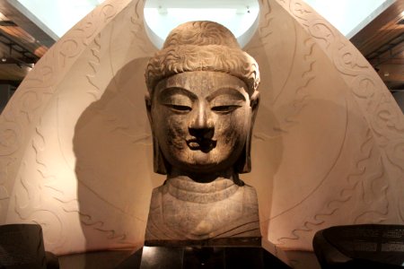Stone Buddha Head