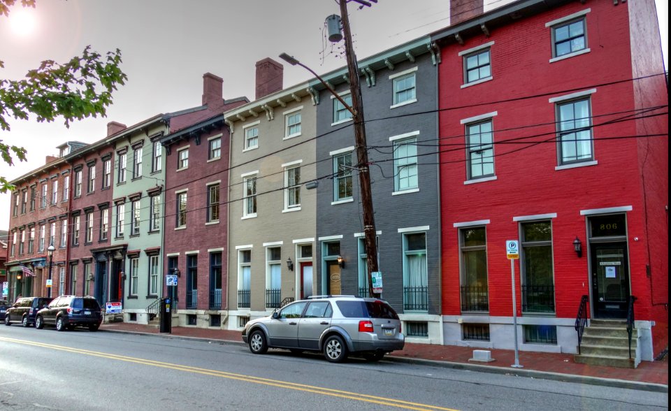 McIntosh Row Houses, built in 1865.