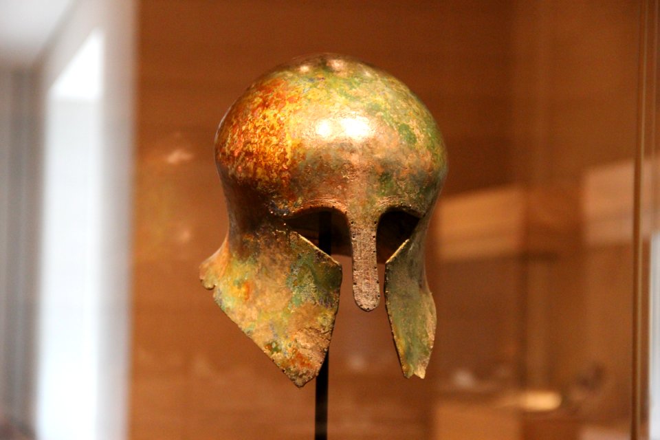 Ancient Greek Corinthian Helmet