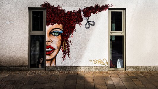 Mural wall graffiti