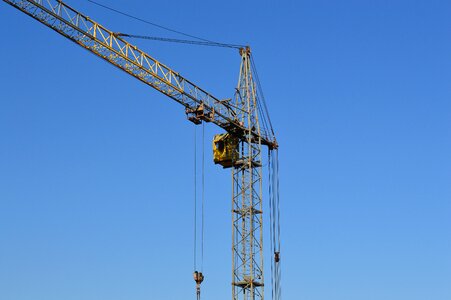 New house development crane hoisting