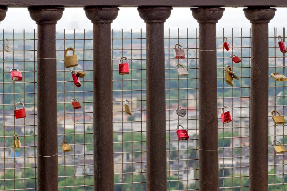 Castles love locks padlocks