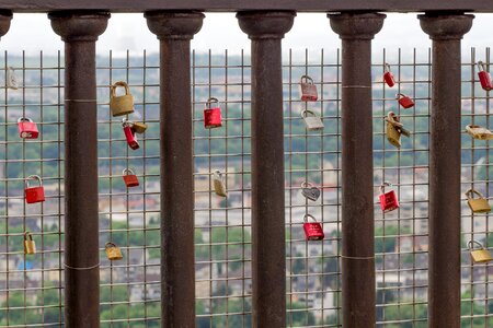 Castles love locks padlocks