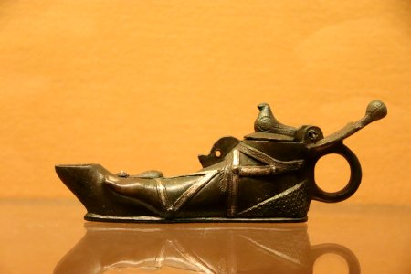 Bronze Oil Lamp from Pompeii
