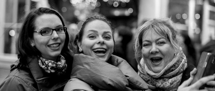 Tourists in the china town fo london