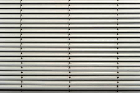 Metal window shade photo