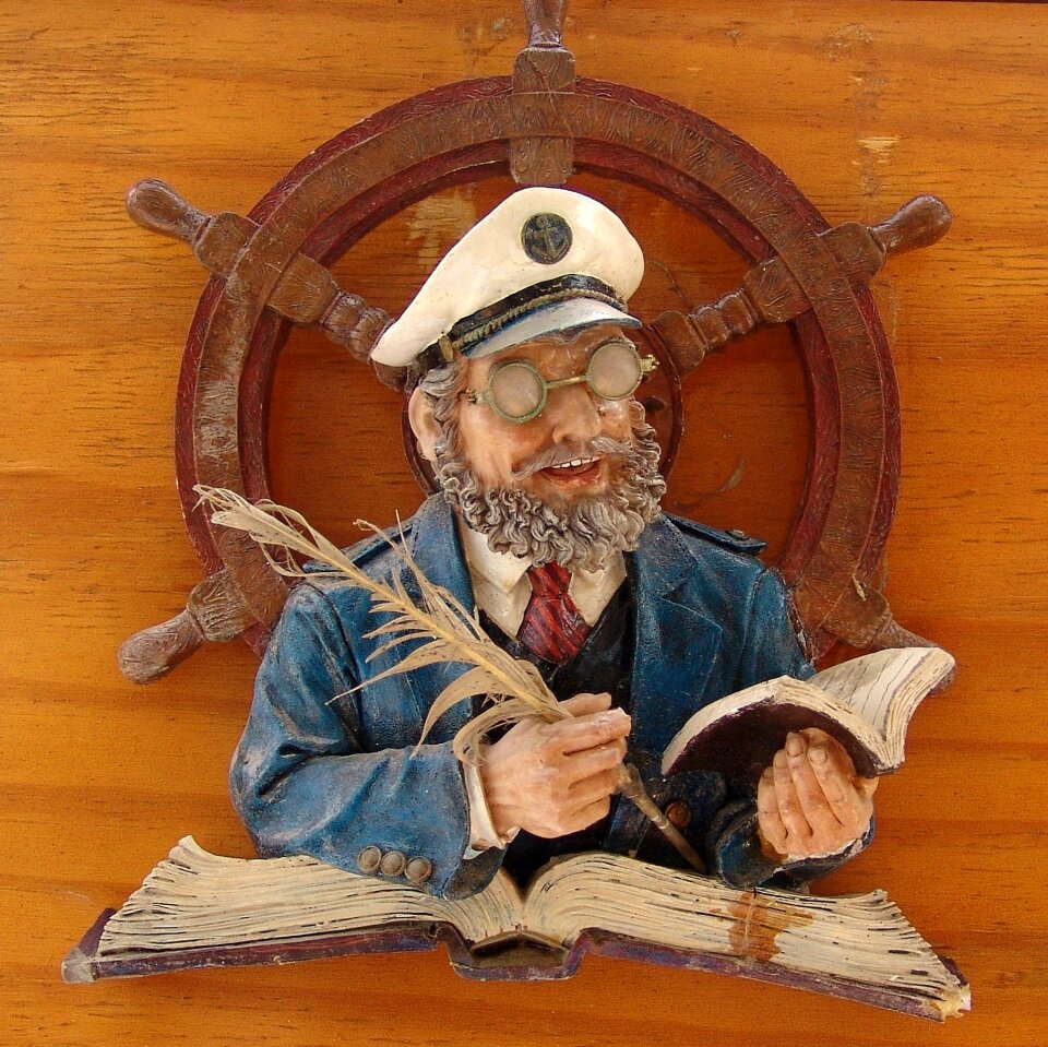 Rudder logbook portrait