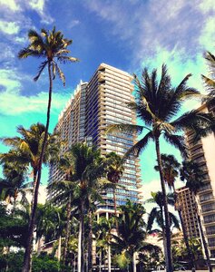Waikiki hotel beach