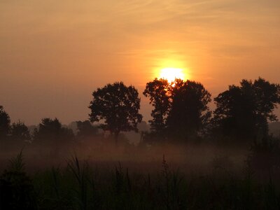 Poland sunrise kraków