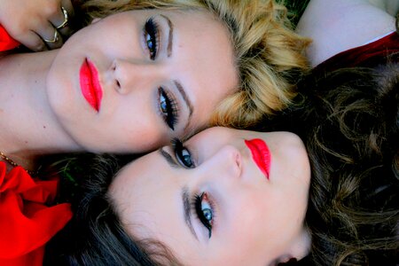 Portrait green eyes beauty