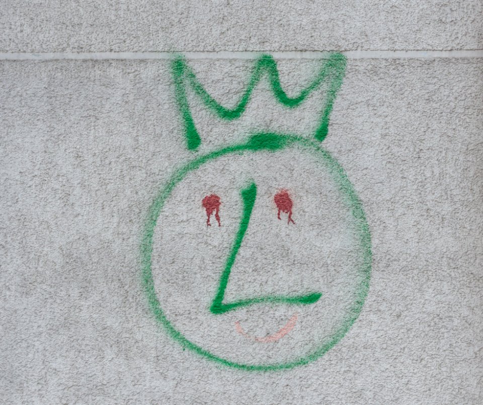 Smiley graffiti king