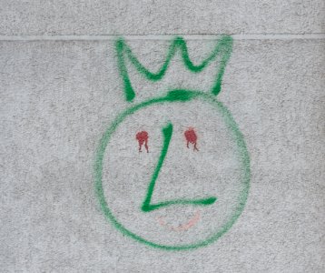 Smiley graffiti king