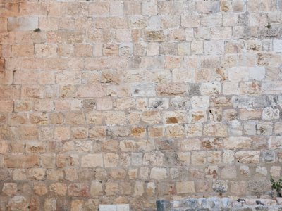 Ancient stone wall photo