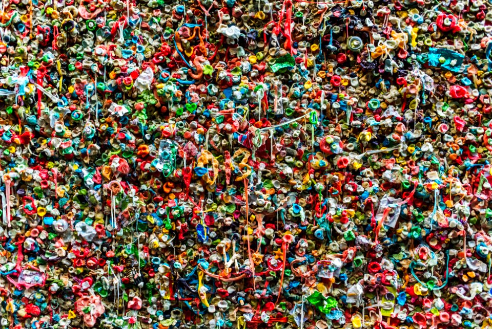 Seattle gum wall