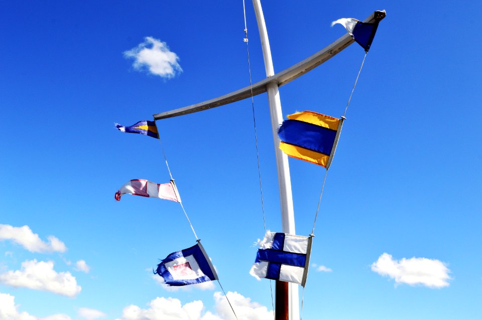 Flags of the ship
