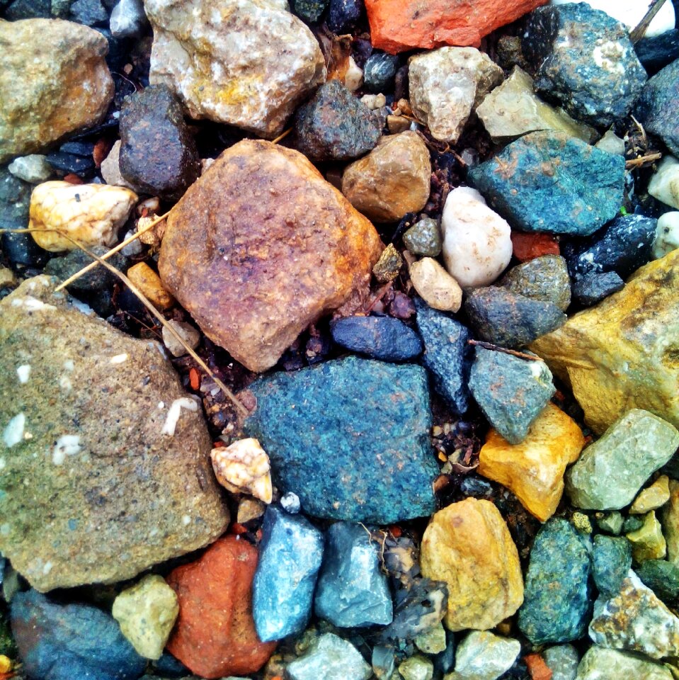 Pebbles pattern color