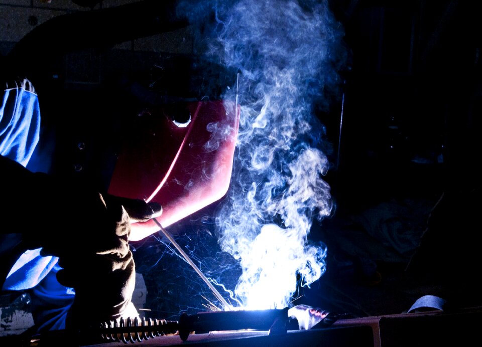 Welder industry metal