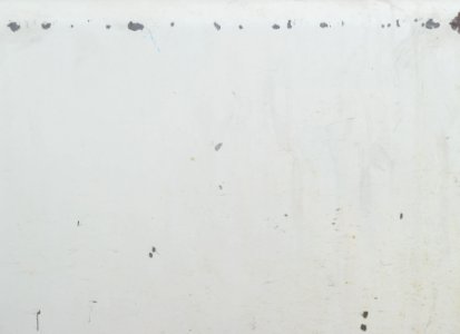 Painted metal small signs of wear