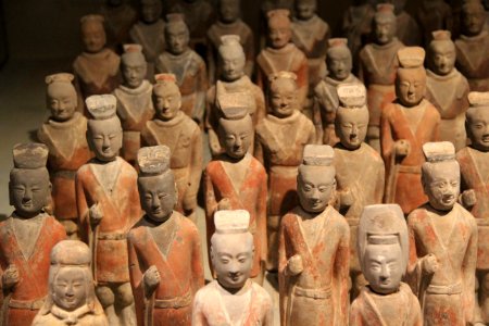 Northern Qi Tomb Pottery Figures