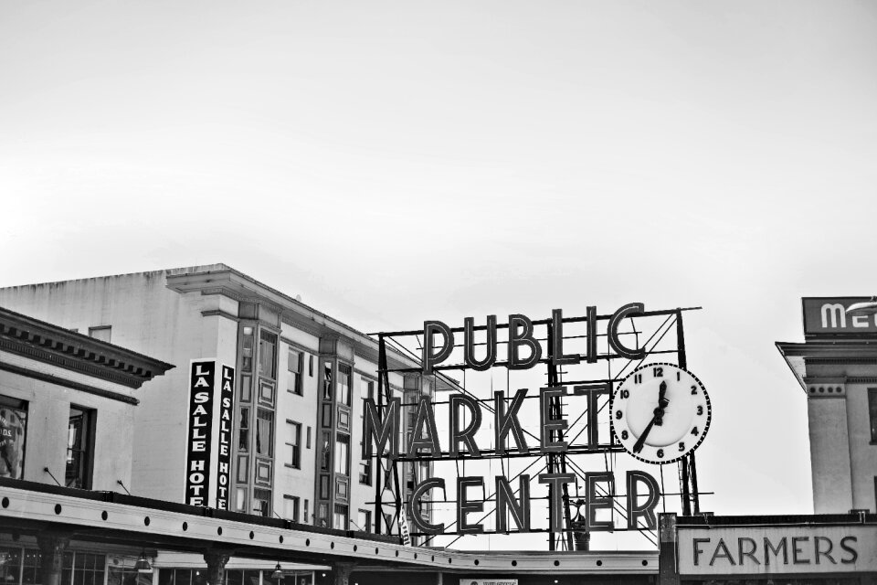 Public market place america photo