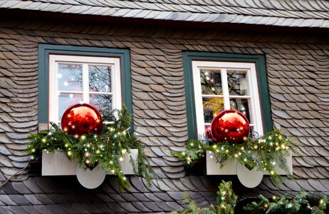 Christmas balls lights christmas time
