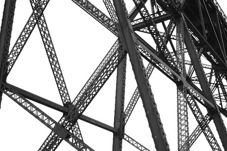 Mechanical railroad bridge