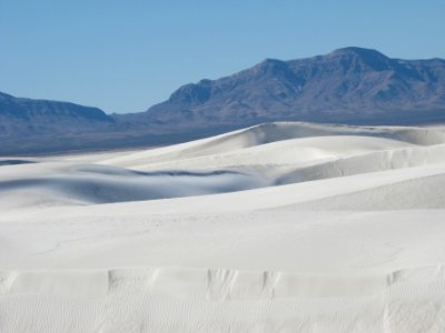 Undulating dunes showing slippage photo